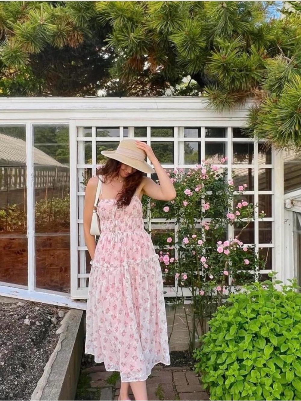 Pink Floral Dress